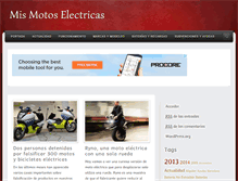 Tablet Screenshot of mismotoselectricas.com